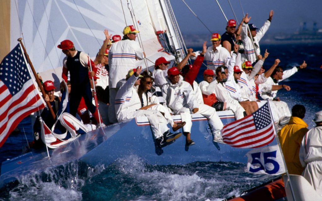 The Usa Und The Louis Vuitton Cup 1987